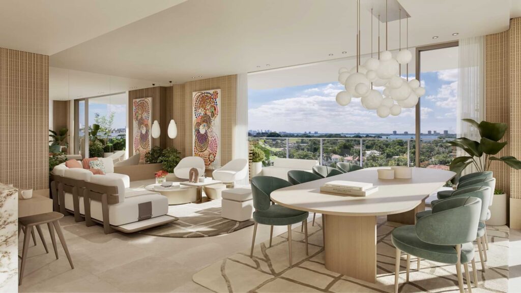 Origin Residences Bay Harbor Island Interiors