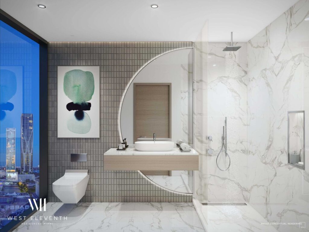 West Eleventh Residences Miami Interiors