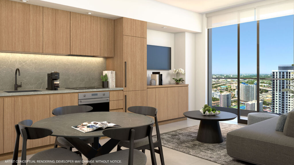 501 First Residences Miami Downtown Interiors