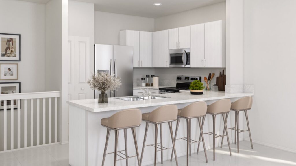 Vivant townhomes by Lennar Kitchen